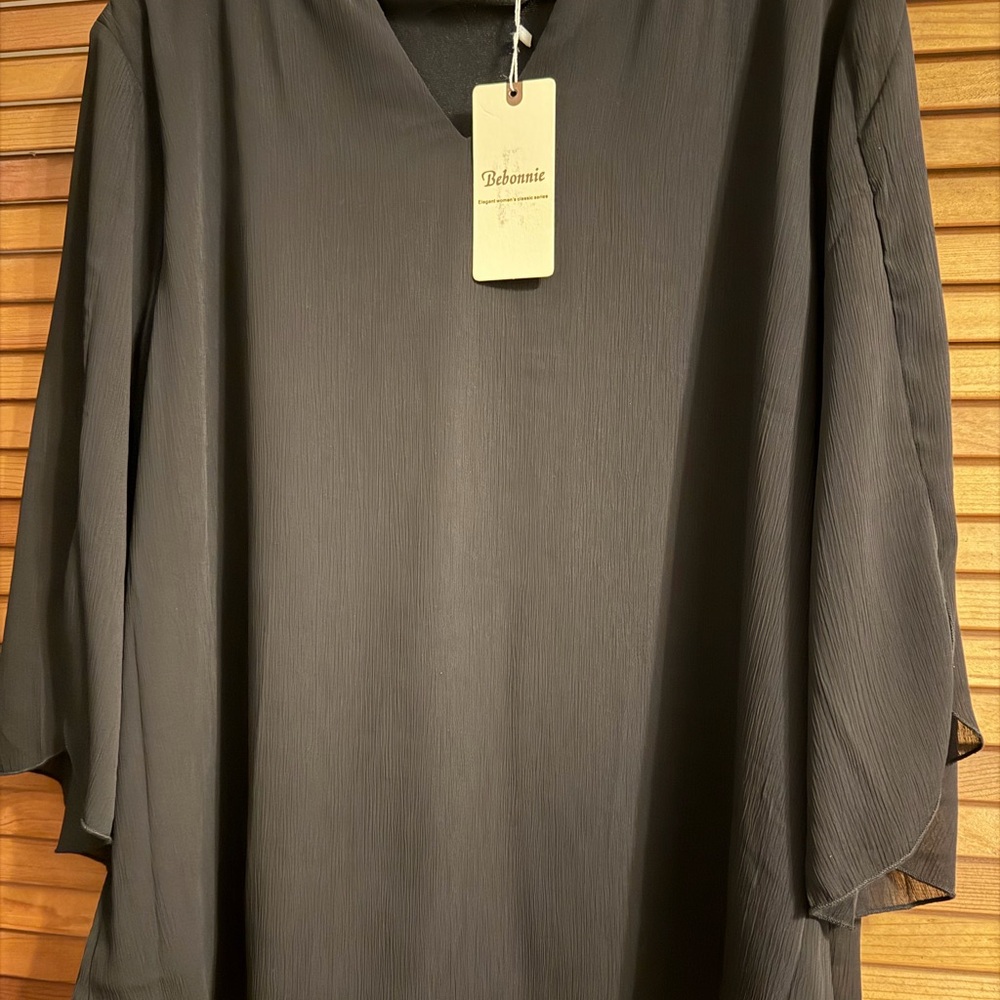 Charcoal Gray Women's Blouse